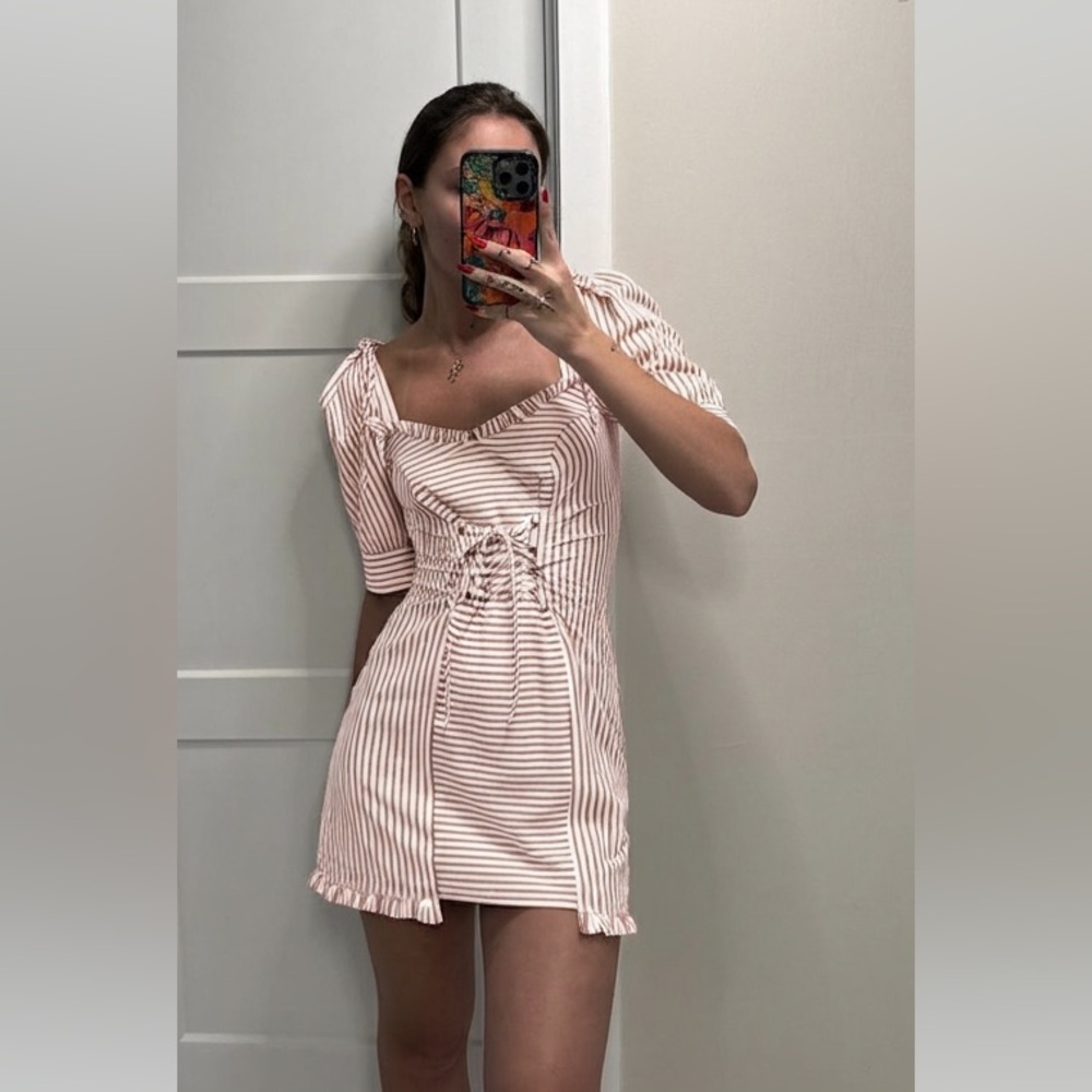 For love & lemons Women's Striped Dress - Picture 3 of 8